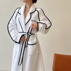 TESLEM Villa Blanca Bath Robe | Women Luxury Robes |