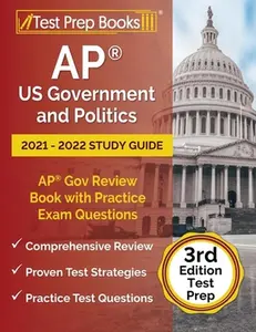 USED-AP US Government and Politics 2021 - 2022 Study Guide: AP Gov Review Book with Practice Exam Questions [3rd Edition Test Prep] by Rueda, Joshua (Paperback)