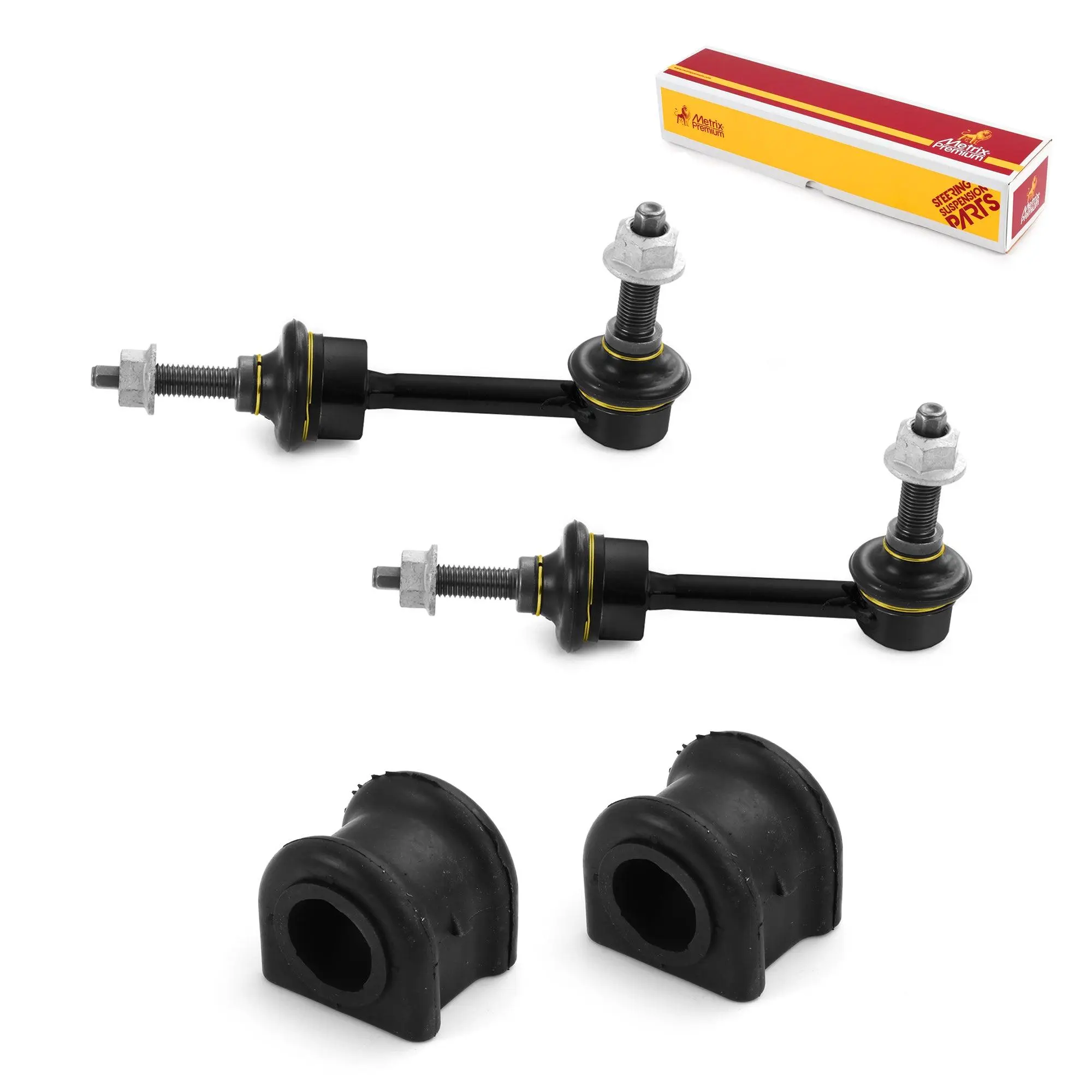 4 PC Front Stabilizer Bar Link and Sway Bar Bushing Kit  97389MT