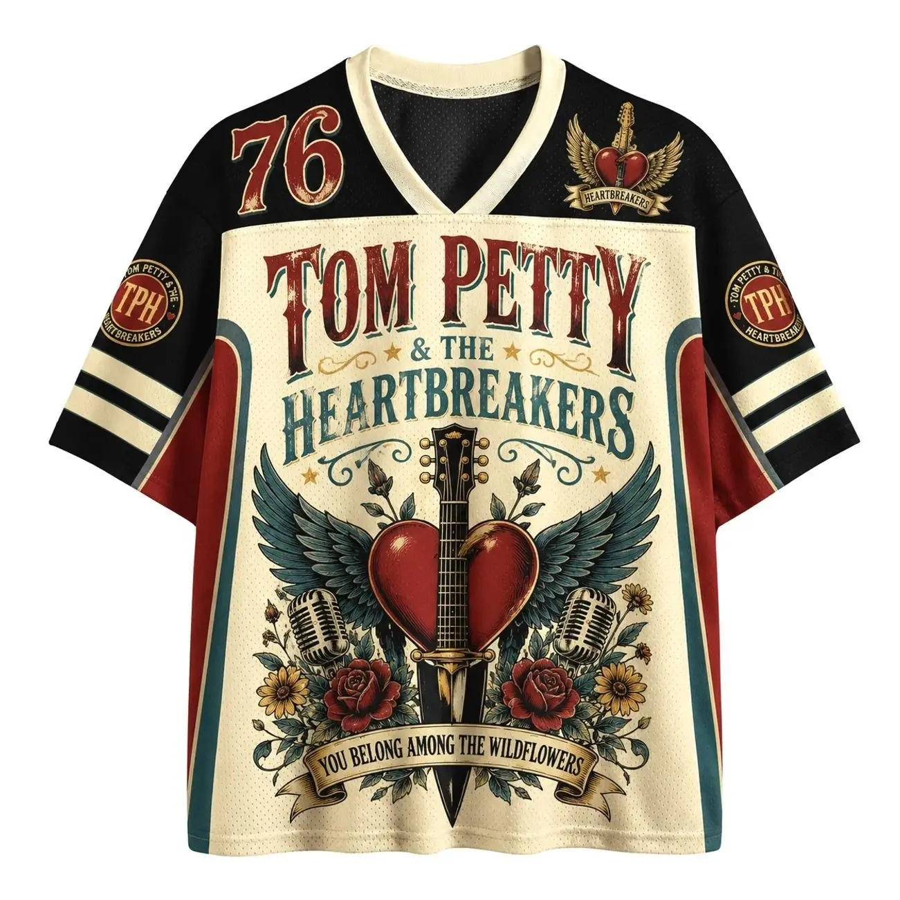 Tom Petty & The Heartbreakers Band Jersey Shirts 6OC