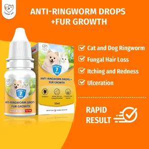 Cassiel Pet Soothing Skin Solution for Cats & Dogs - Itch Relief & Mange Care Drops Support healthy hair growth