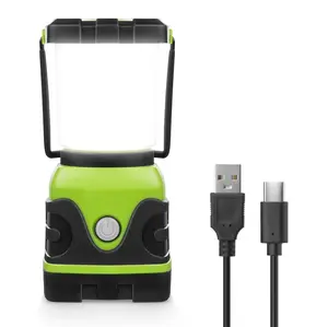 Camping Lantern Rechargeable, 1600LM, 4 Light Modes, 4400mAh Power Bank, IPX4 Waterproof