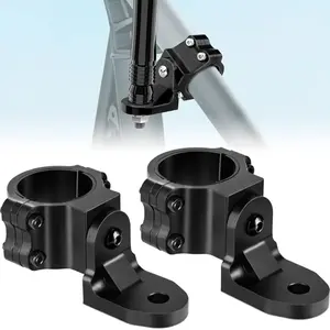 Nilight UTV Flag Antenna Mount Bracket 1.5in-1.75in | 1.75in-2in Round Roll Cage Black