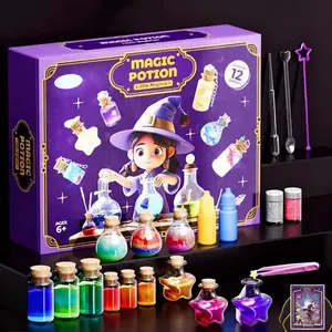 1 Set Magic DIY Craft Kit, STEM Educational Science Experiment, Beginner Magic Potion Set, Little Wizard Craft Making Kit, Various Materials, Endless Magic, Brain-Building Set, Suitable as Birthday Gift / Halloween Gift / Christmas Gift, Ages 6+