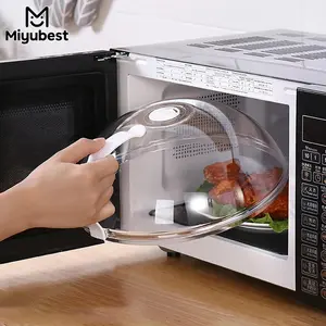 Multi-Functional Reusable Airtight Food Cover, Handheld Prevent Food Splatter, Home Microwave Cover with Steam Vent, Professional Kitchen Tool, Durable Kitchenware, Kitchen Gadget