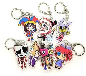 TADC Keychain - The Amazing Circus Digital Pomni Caine Jax Kinger Zooble Ragatha Gangle Bubble keychain charm