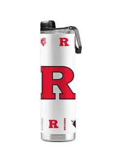 Rutgers 22oz White Stainless Steel Insulated Tumbler - Portable Anti-Leak Vacuum-Sealed Temperature-Control Bottle Vacuum Flask with Lid for Kitchenware, Drinkware Use, Anti-Leak Vacuum Flasks