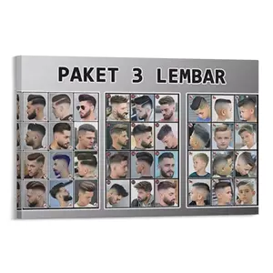 Barbershop Poster Men's Hair Poster Salon Poster Men's Salon Hair Poster Decor Print