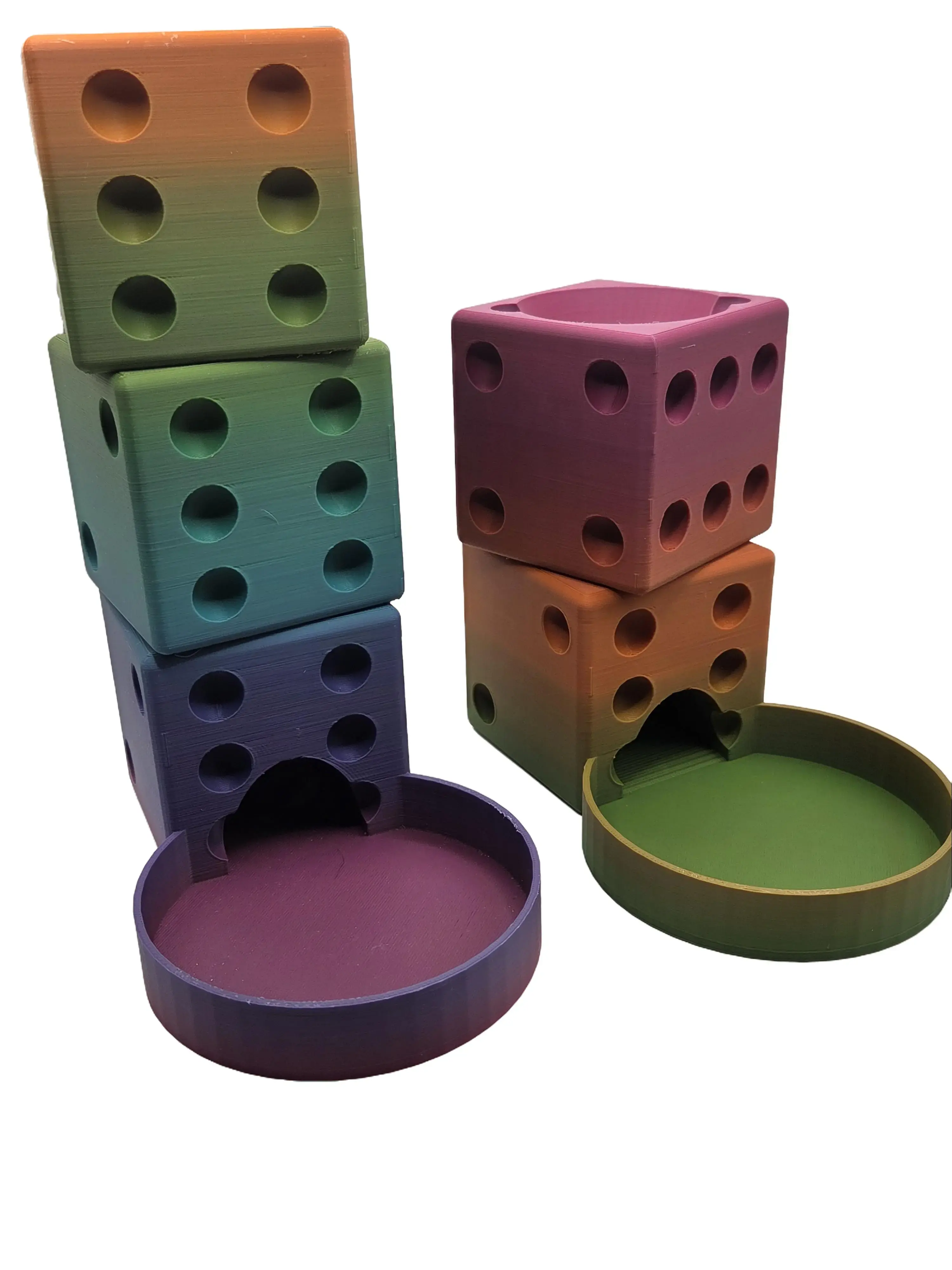 Rolling Dice Tower - 3D Printed