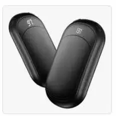 Rechargeable hand warmer, UL certified, 3 temperature modes, ultra-thin pocket hand warmer, comes with a greeting card, gift box packaging, suitable for outdoor camping, hunting, golf and other activities.