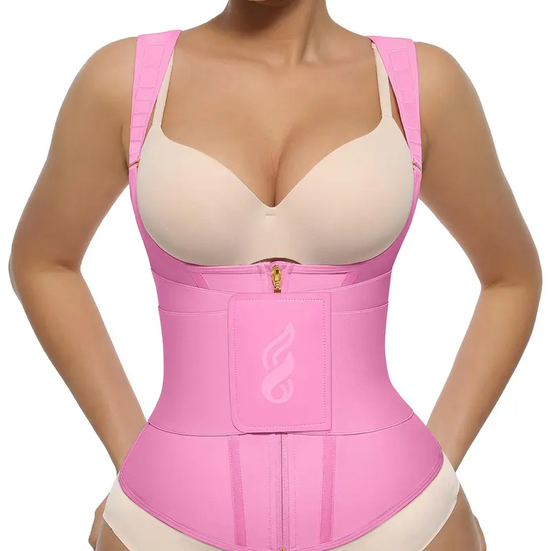 FeelinGirl Plus Size Waist Trainer OutdoorFun Vest  Womenswear Comfort Straps matt waist Spandex Day Waist Trainer Everyday Belts