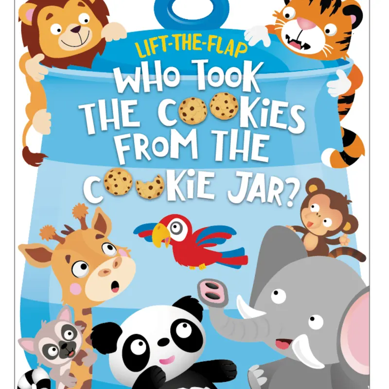 "Who Took the Cookies from the Cookie Jar?" English Lift-the-Flap Mystery Board Book for 3-6 Years Old Children, Kindergarten Books with Bright Illustrations, Engaging Game & Storytime Activity That Encourages Curiosity (14 Pages)
