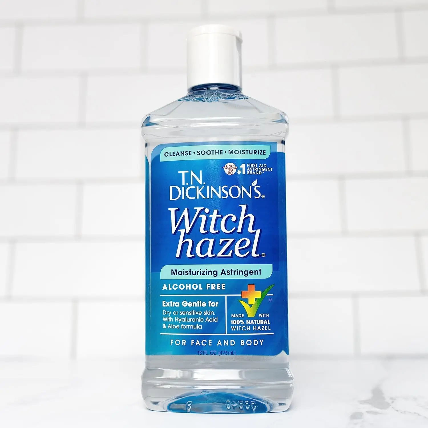 T.N. Dickinson's Witch Hazel Alcohol Free Moisturizing Astringent | 100% Natural Witch Hazel | Calms, Nourishes, Hydrates Skin | for Face & Body | 16 Fl Oz