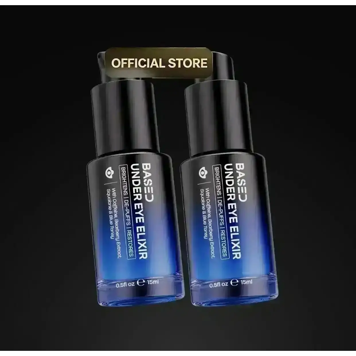 BASED Under Eye Elixir |   Brightens, De-Puffs & Revitalizes Under Eyes |   Simple, Effective, BASED, Eye Treatments