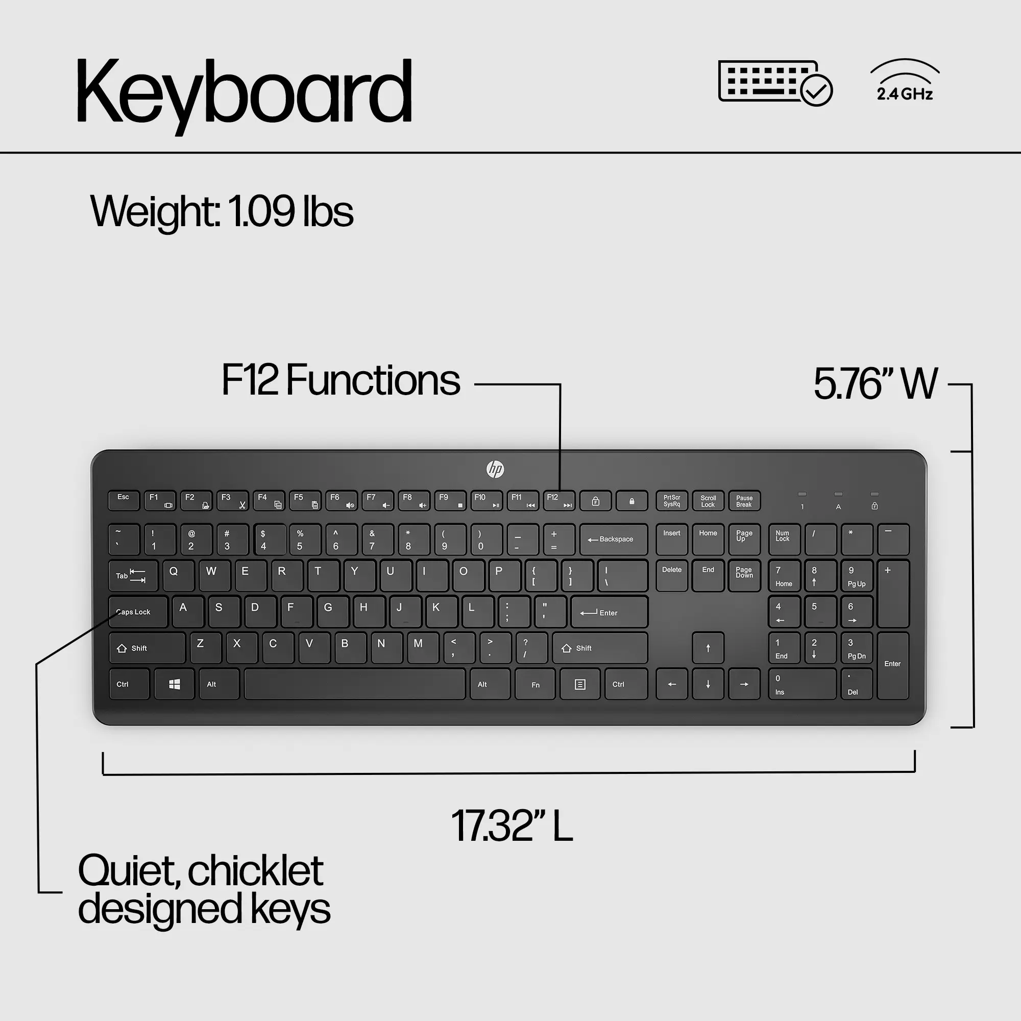 HP 230 Wireless Keyboard HP 230 Wireless Keyboard