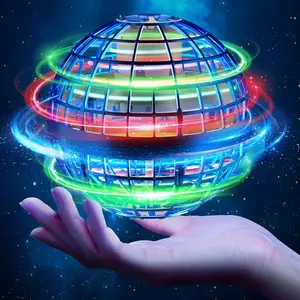 Flying Orb Ball Toys 2025, Soaring Hover Boomerang Spinner Hand Controlled Mini Drone Cosmic Globe Spinning Kids Adults Outdoor Fly Toy Birthday Gift Cool for Boys Girls 6 7 8 9 10 11 12 Year(Blue)