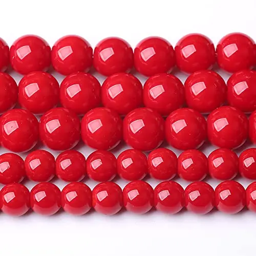 Red Glass Beads