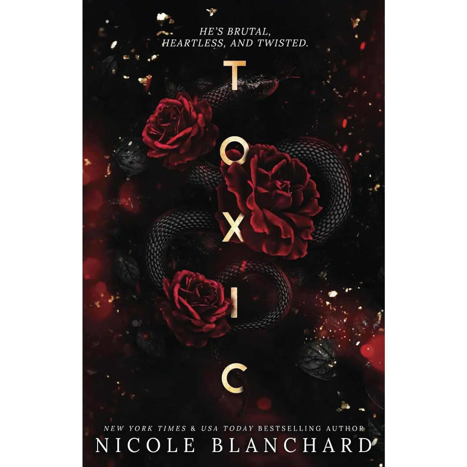 "Toxic: A Dark, Intense, Forbidden Love Romance Novel by Adeline - Gray, Heartless, Twisted, Trigger-Warning, Suspenseful Filthy Prison Nurse-Themed Literature & Art Book for Book Lovers"
