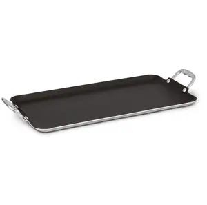 Vasconia 20" Double Burner Non-Stick Griddle, Oven Safe, Dishwasher Safe Vasconia 20" Double Burner Non-Stick Griddle, Oven Safe, Dishwasher Safe