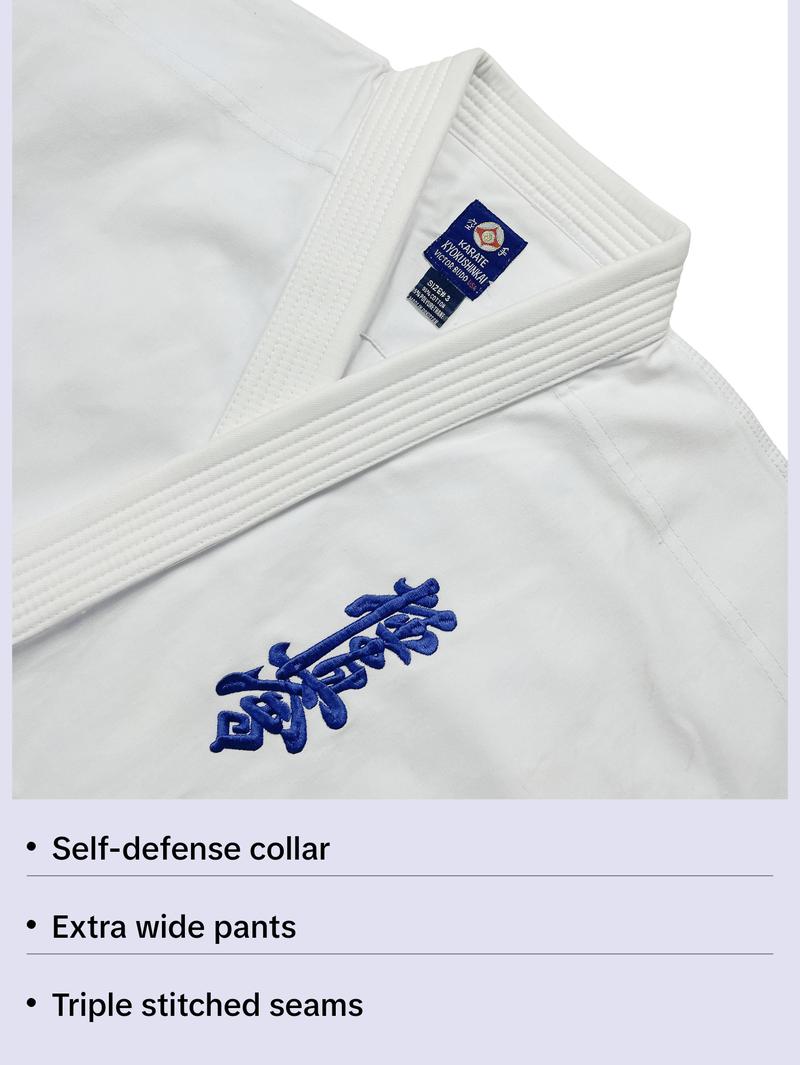 12-OZ BLEACHED KYOKUSHIN UNIFORM STRETCH COTTON
