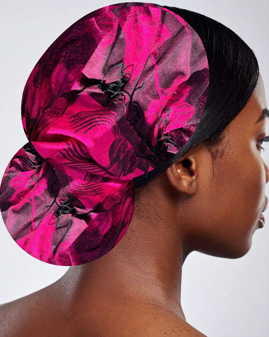 Rose Fuchsia Pashmina Headwrap