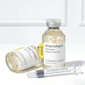 Sungboon Silk Peptide Lifting Ampoule – Korean Anti-Aging Serum | At-Home Face Lift, Deep Collagen & Peptides for Plump, Smooth, Wrinkle-Free Skin