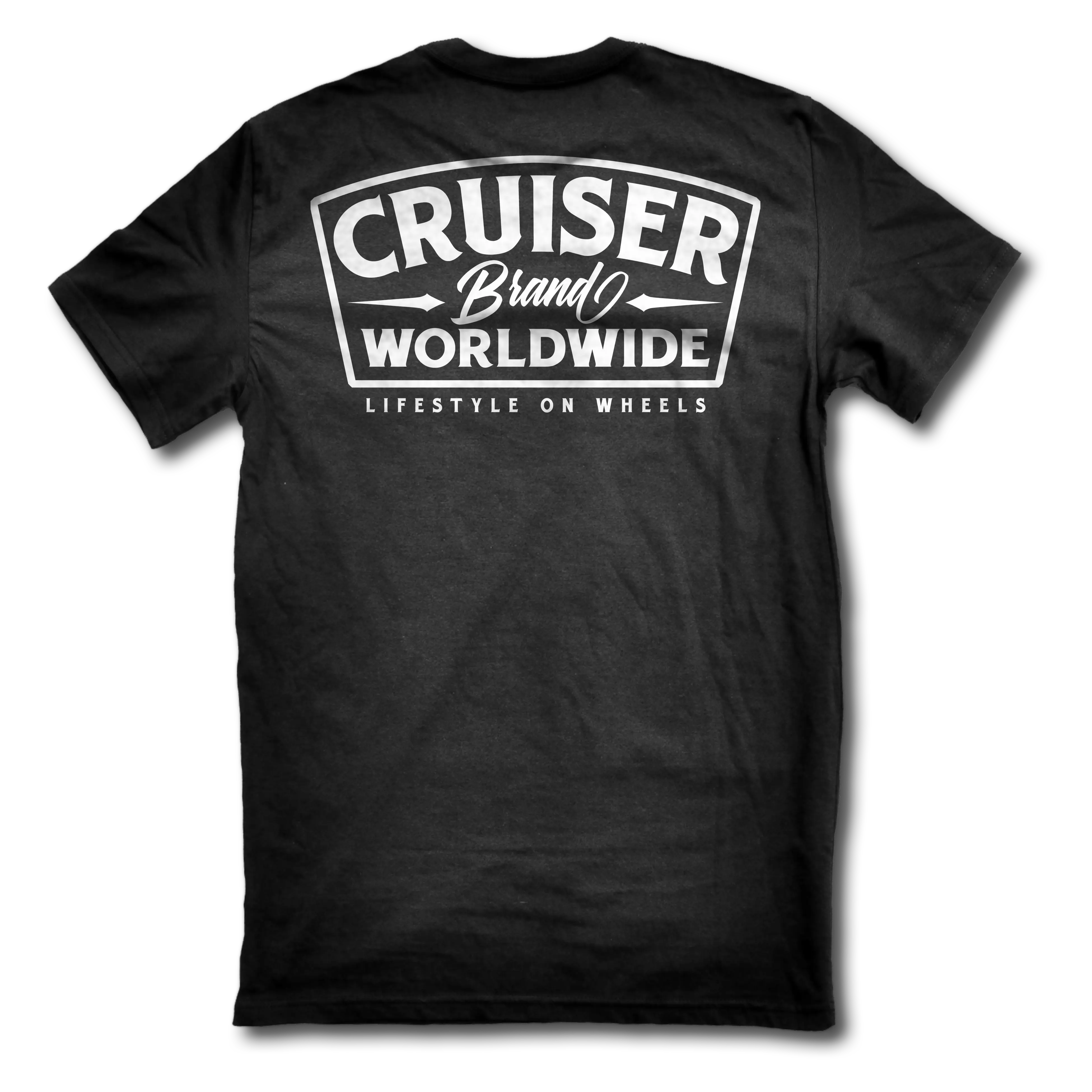 VETERAN Men's Black Short Sleeve T-Shirt Classic Cruiser Brand High-Quality Two-Layer Screen Printing Crew Neck 100% Pre-Shrunk Cotton Made in USA