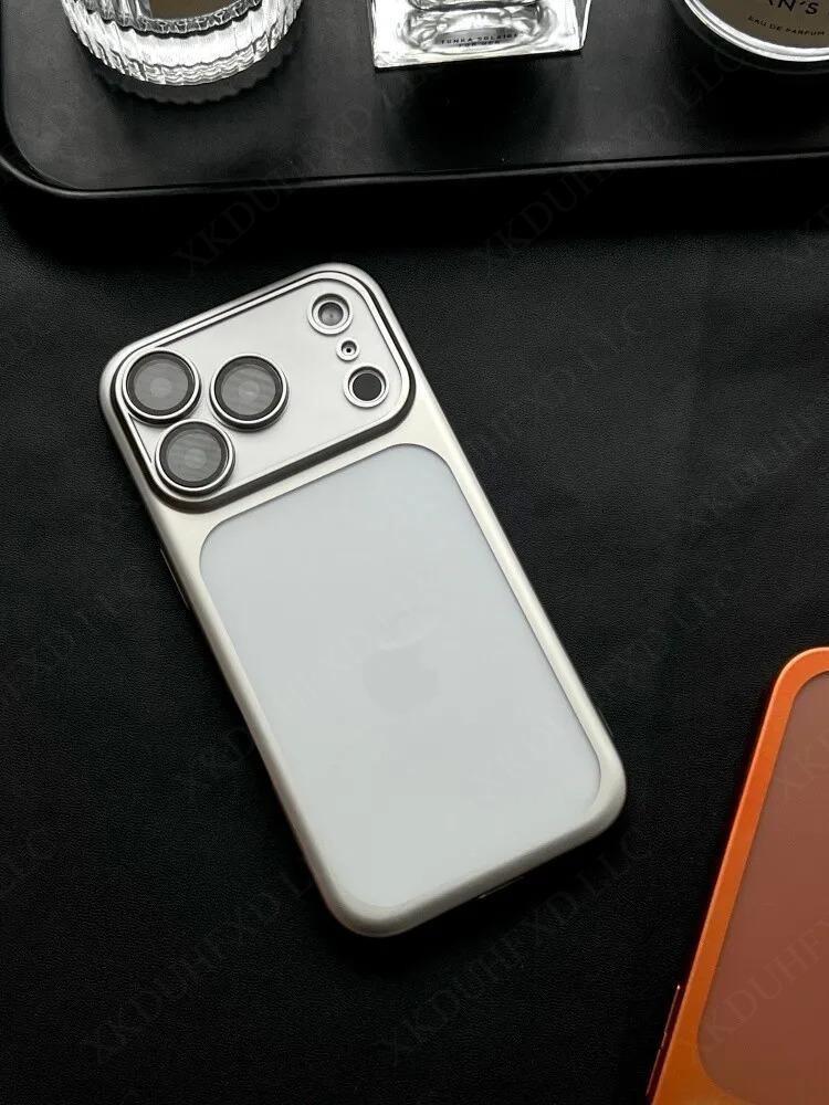 UV Coating Nano Matte Translucent Hard PC Case for iPhone 17 Air 16 pro max cases 15 13 12 11 Pro Max Ultra Thin Plating Frosted Bumper Cover