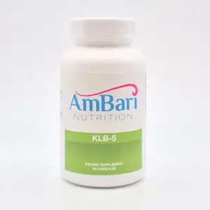 AmBari Nutrition KLB-5 Daily Supplement - 60 Capsules with Blue-Green Algae, Bromelain, Lecithin, Kelp & Apple Cider Vinegar for Natural Iodine Support