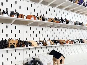 Dog figures! 3D printed articulated dog figures, tons of breeds to choose from!