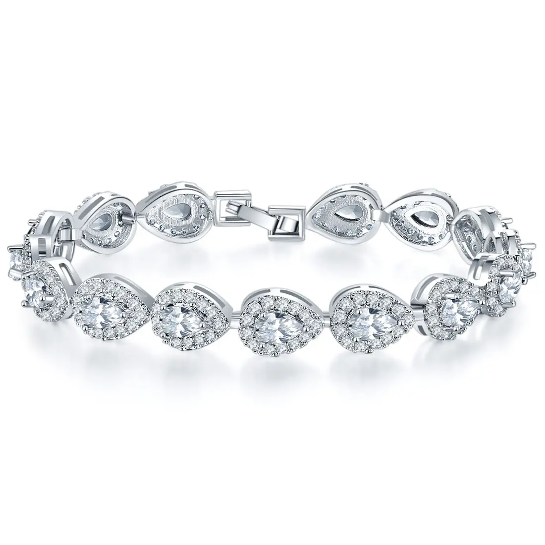 AAA Zircon Bracelet with Micro-Set Copper Jewelry Main Stone Bracelet