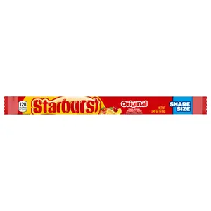 Starburst Original Fruit Chews Share Size 3.45 oz 2 Pack Cherry Strawberry Orange Lemon Candy Individually Wrapped Soft Chewy Texture