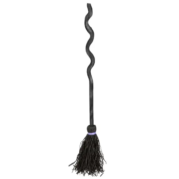 Spiral Staff Witch Broom