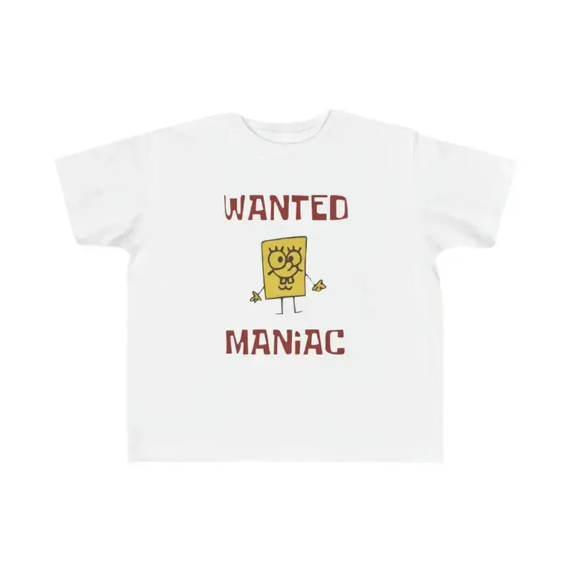 Wanted Shirt Nickelodeon Cartoon Funny- Fine Jersey Tee Menswear Breathable Hoodie Oversize Sweat Tops Graphic Tshirts