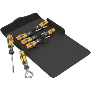 Wera Kraftform 900/7 set 2 screwdriver set Kraftform Wera: Chiseldriver, 7 pieces