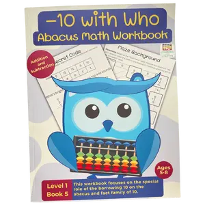 Minus 10 Abacus Math Workbook