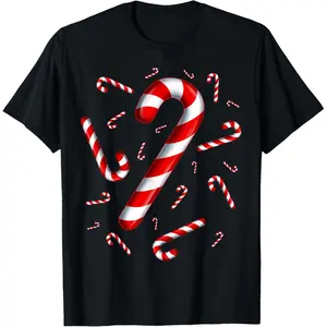 Christmas Peppermint Candy Family Matching T-Shirts Top
