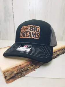 Small Big Dreams Hat Leather Patch Richardson 112 mens hats dad hats