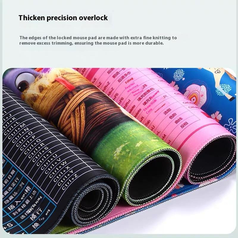 2025 NEW Large Excel Office Desk Mousepad | Extra Large XXL Deskmat w/Quick Ref Chart for Office Work & Gaming | Anti-Slip Stitched Edges | For Computer & Spreadsheet Enthusiasts