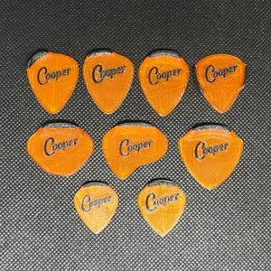 Cooper Pick Sample 9-Pack.  All Cooper shapes in Thin, Medium, Heavy, or assorted