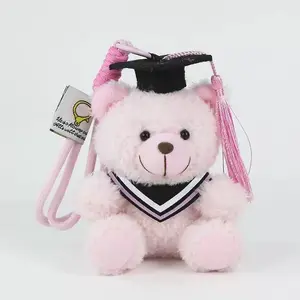 Cute Graduation Season Bear Plush Toy, Phd Series Stuffed Animal, Graduation Memorial Gift, Bedside Toy for Kids, Friend Gift, Soft Cuddly Gift
