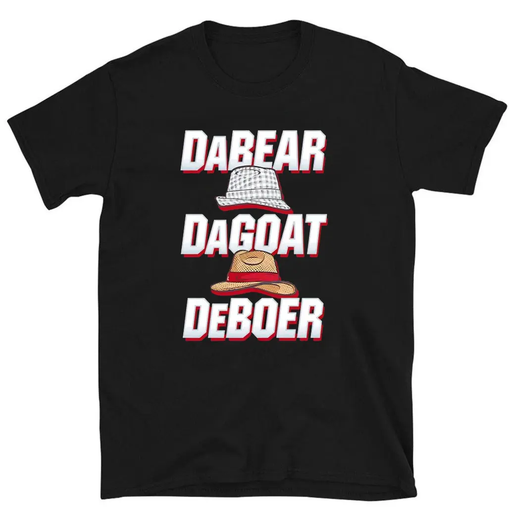 DaBear DaGoat DeBoer Alabama R.Tide shirt Alabama T-shirt Fabric Cotton Menswear