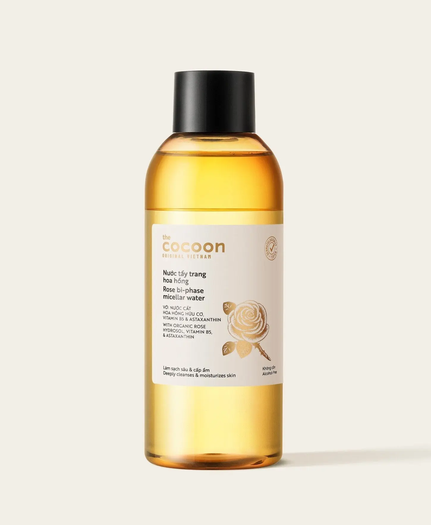 Rose bi-phase micellar water 310ml - 100% Vegan Cosmetics