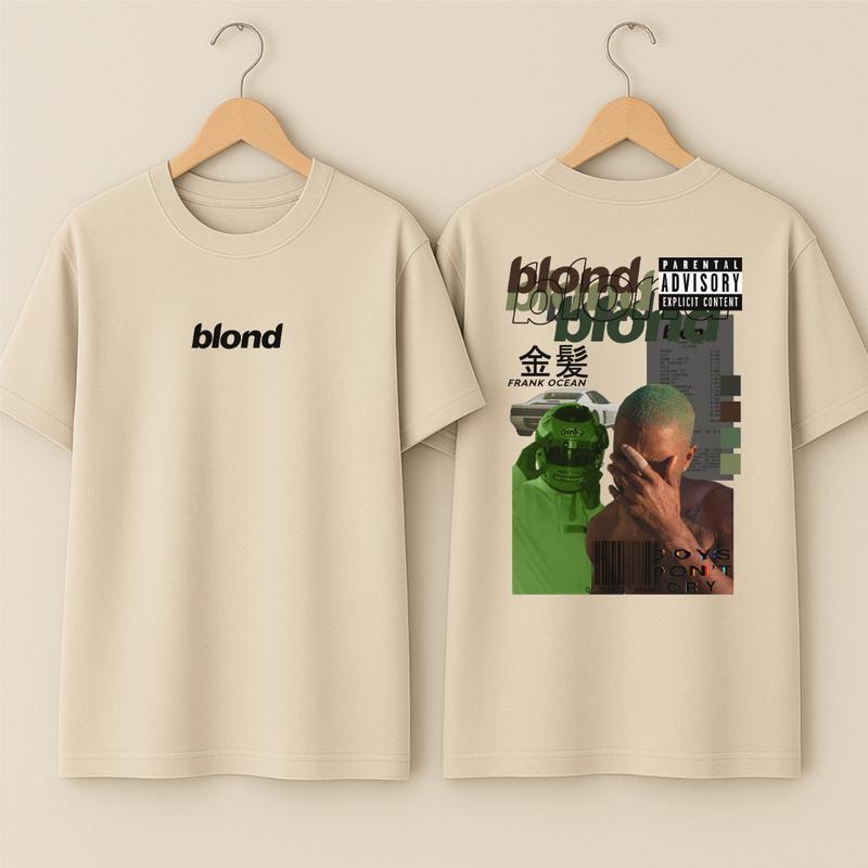Green Blond Custom Graphic T-shirt, Music-Inspired Streetwear, Top for Men and Women, Trendy Gift Apparel outfits, 100% Cotton Gildan