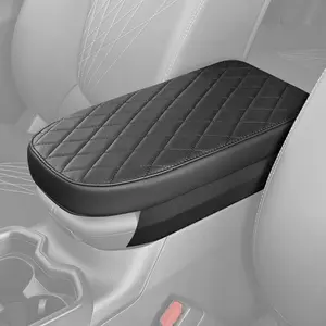 rav4 Center Console Cover/Pad Fit 2019 2020 2021 2022 2023 2024 2025,Faux Leather Toyota RAV4 Armrest Mat,Ergonomic Support Cushion,Console Protector,Waterproof Wear-Resistant Scratch-Resistant