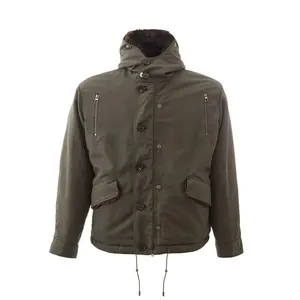 Lardini Parka Jacket with Inner Eco Fur