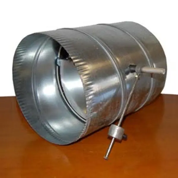 14 in. Steel Barometric Relief Damper with Weighted Arm Design - Single Unit, Default, for Kitchen Cooking Steam Ventilation, Silver, Cookware Steam Ventilation