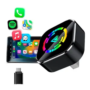 [YURNLV] 2026 Model Wireless Universal CarPlay — Compatible with iPhone/Android, Supports Hands-Free Calling.