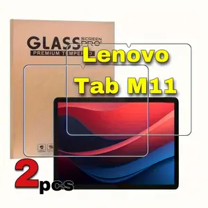 2-piece set Lenovo Tab M11 / K11 11-inch tempered glass screen protector, anti-fingerprint, anti-glare, scratch-resistant