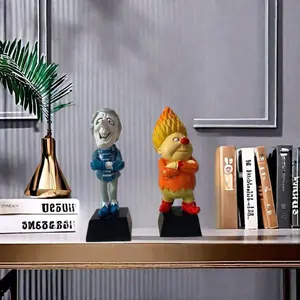 Resin Snow Miser & Heat Miser Figurines, Vintage Anime Collectibles, Christmas Decorations, Retro Toy Collection, Perfect Gift